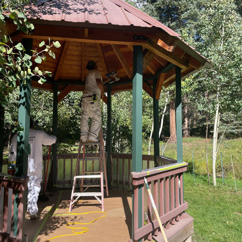 Painting Gazebo Painting Gazebo